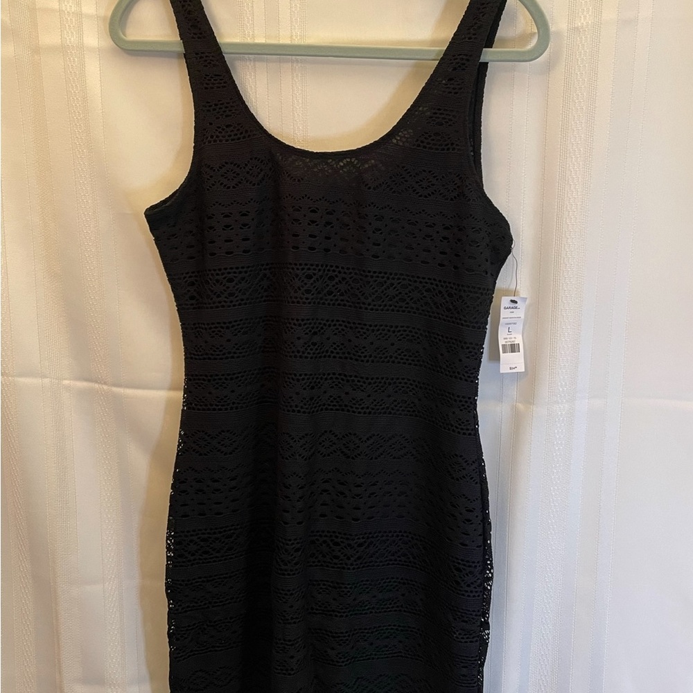 Black lace dress